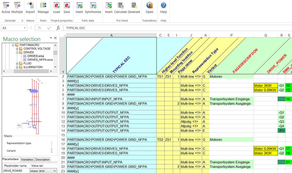 EEC : Eplan Engineering Configuration